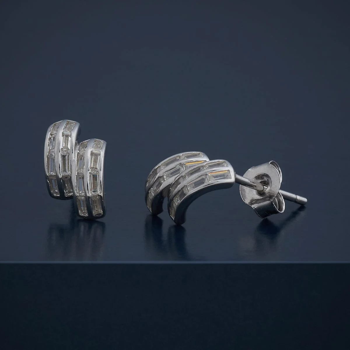 92.5 Silver Earring 183178 - Image 4