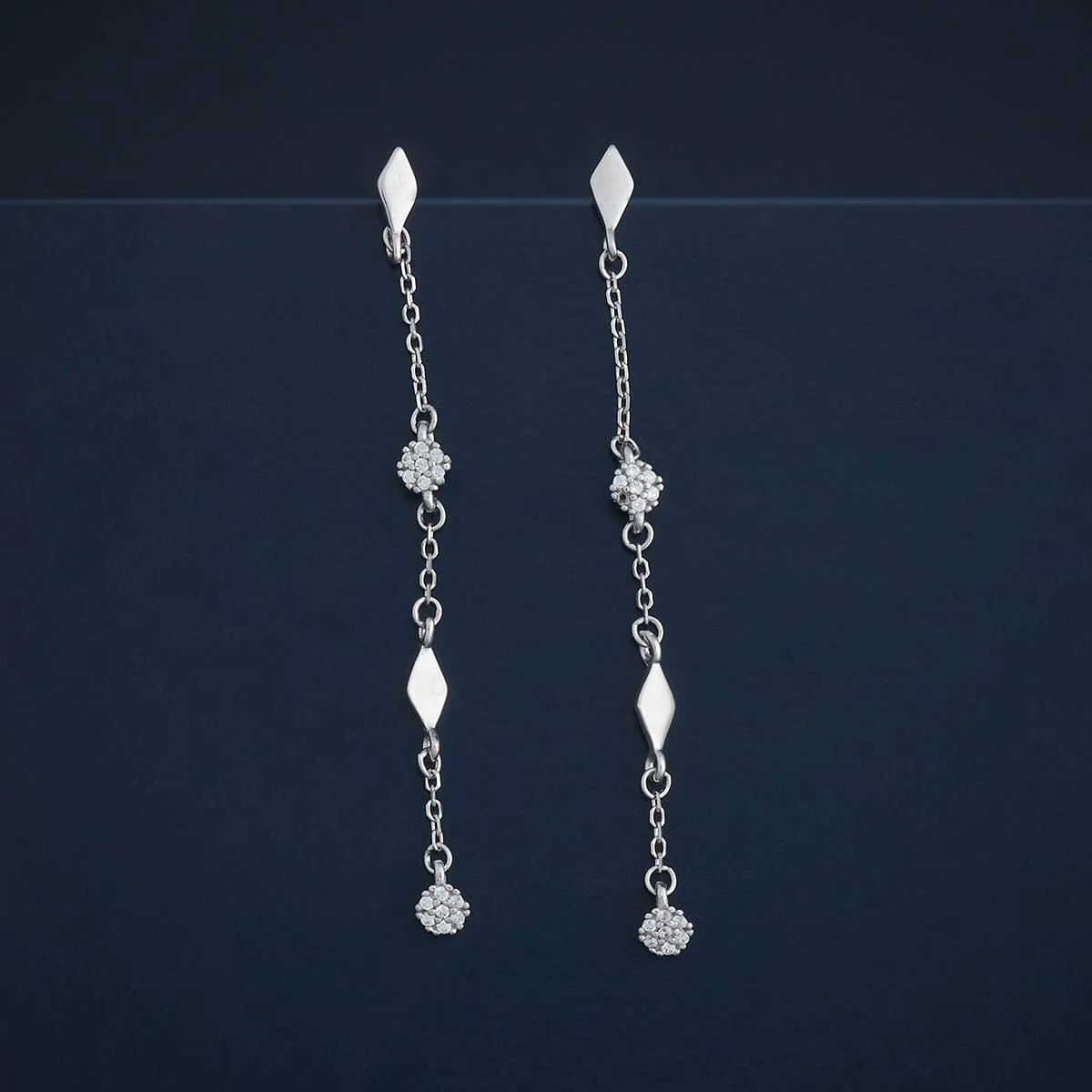 92.5 Silver Earring 183181 - Image 6