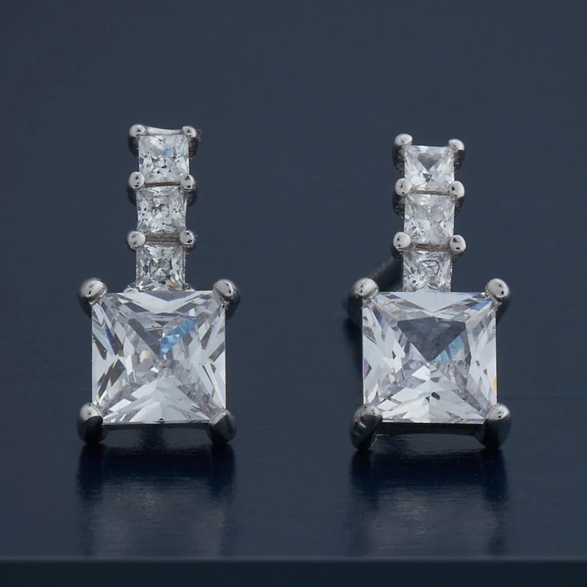 92.5 Silver Earring 183199 - Image 7