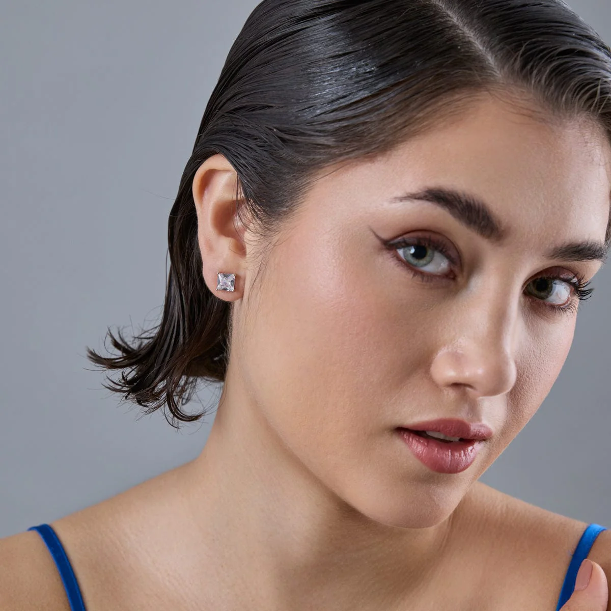 92.5 Silver Earring 183235 - Image 3