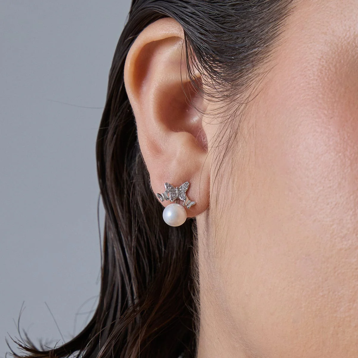 92.5 Silver Earring 183316 - Image 2