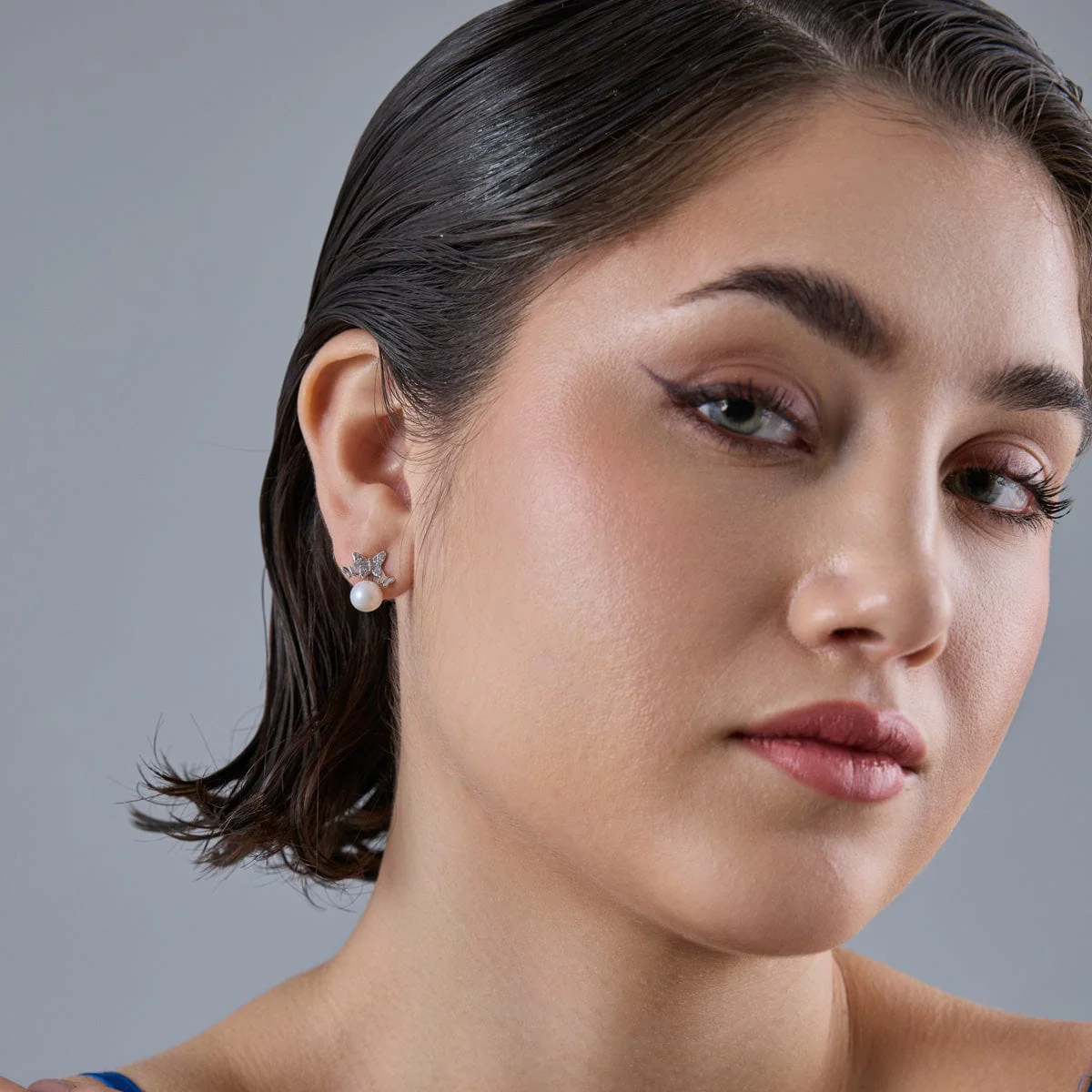 92.5 Silver Earring 183316 - Image 3