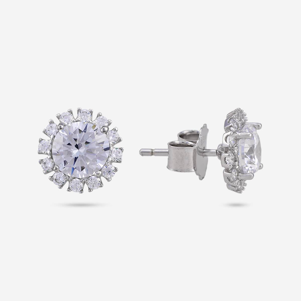 92.5 Silver Earring 185719 - Image 11