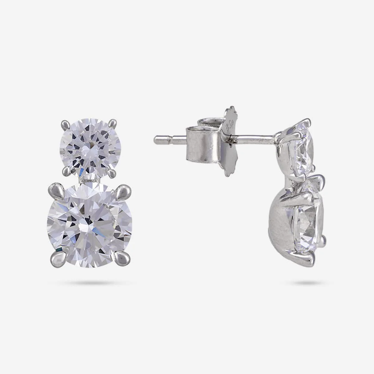 92.5 Silver Earring 185720 - Image 11