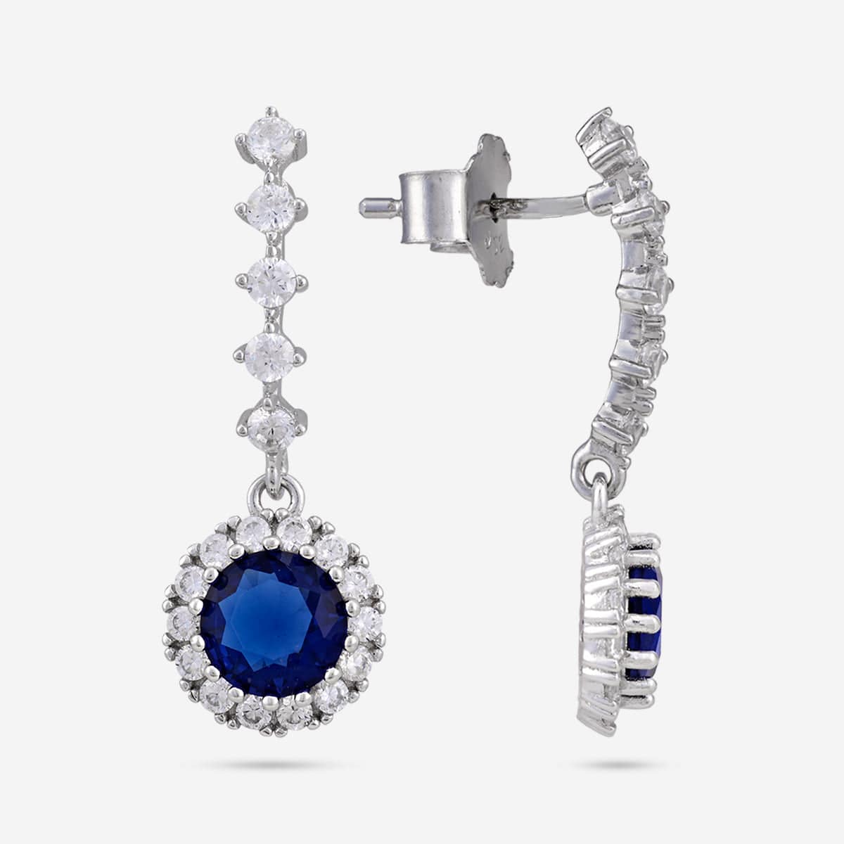 92.5 Silver Earring 185721 - Image 12