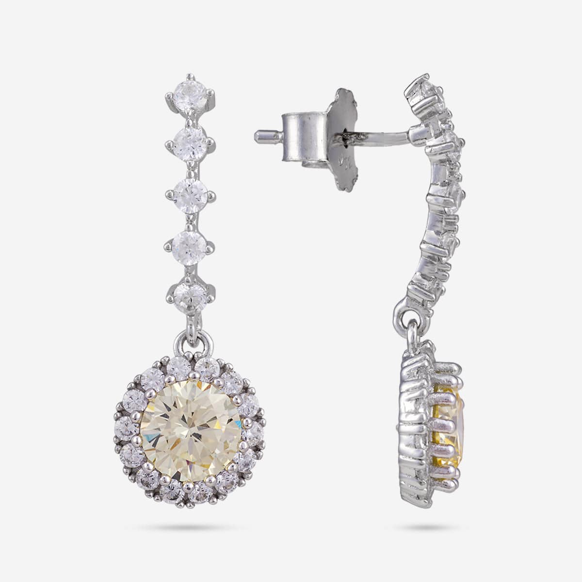 92.5 Silver Earring 185721 - Image 17