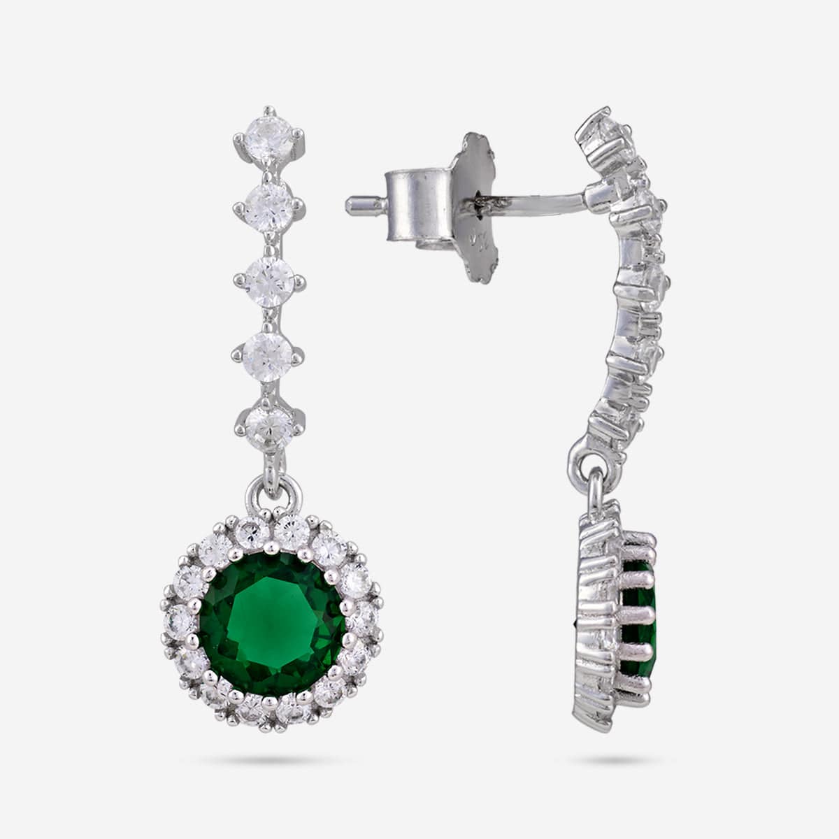 92.5 Silver Earring 185721 - Image 6