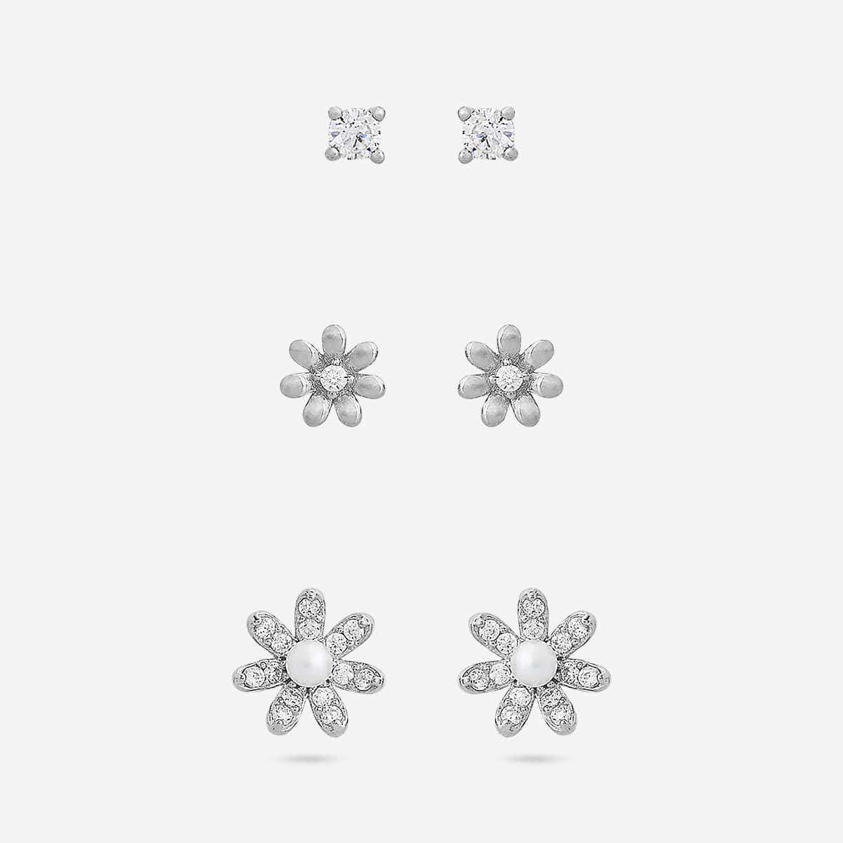 92.5 Silver Earring 188319 - Image 4