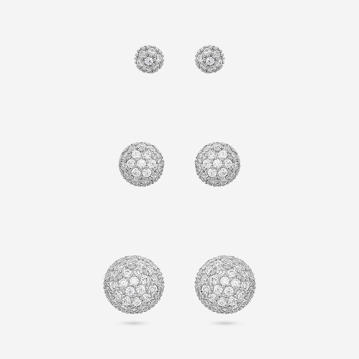 92.5 Silver Earring 188320 - Image 4