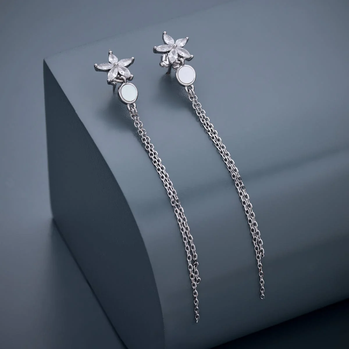 92.5 Silver Earring 188324 - Image 5