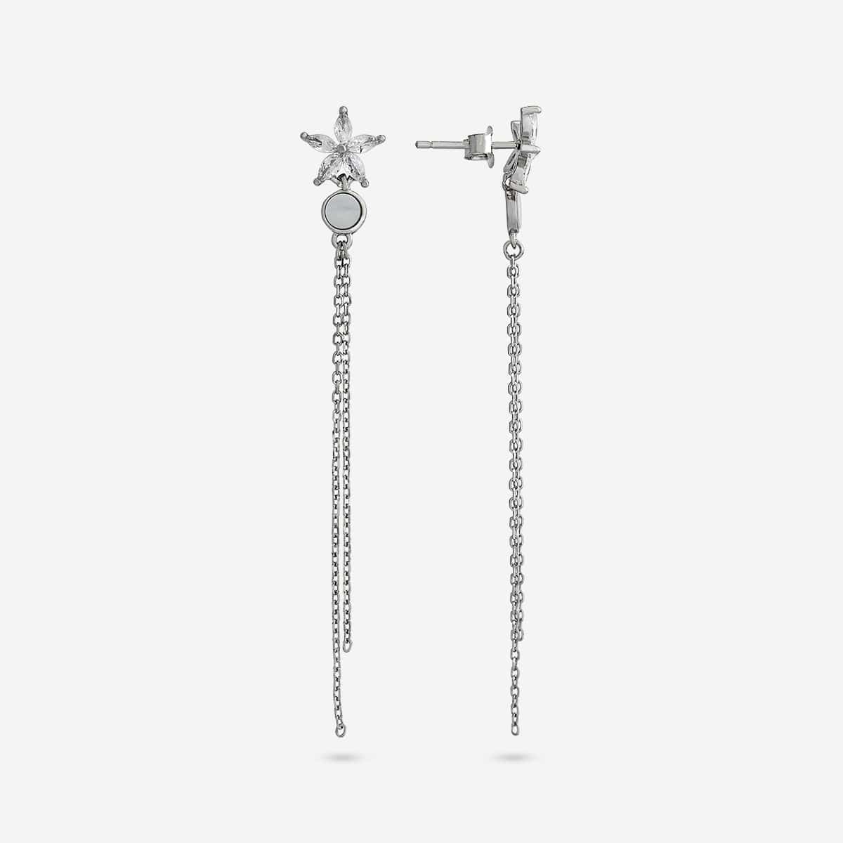 92.5 Silver Earring 188324 - Image 7