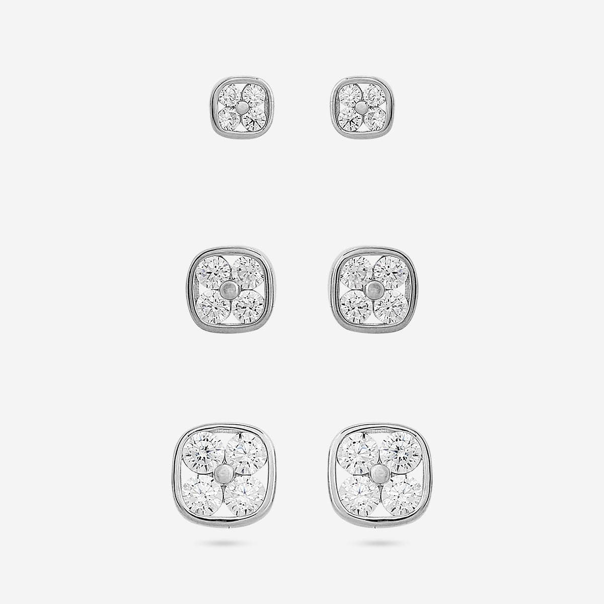 92.5 Silver Earring 188331 - Image 4