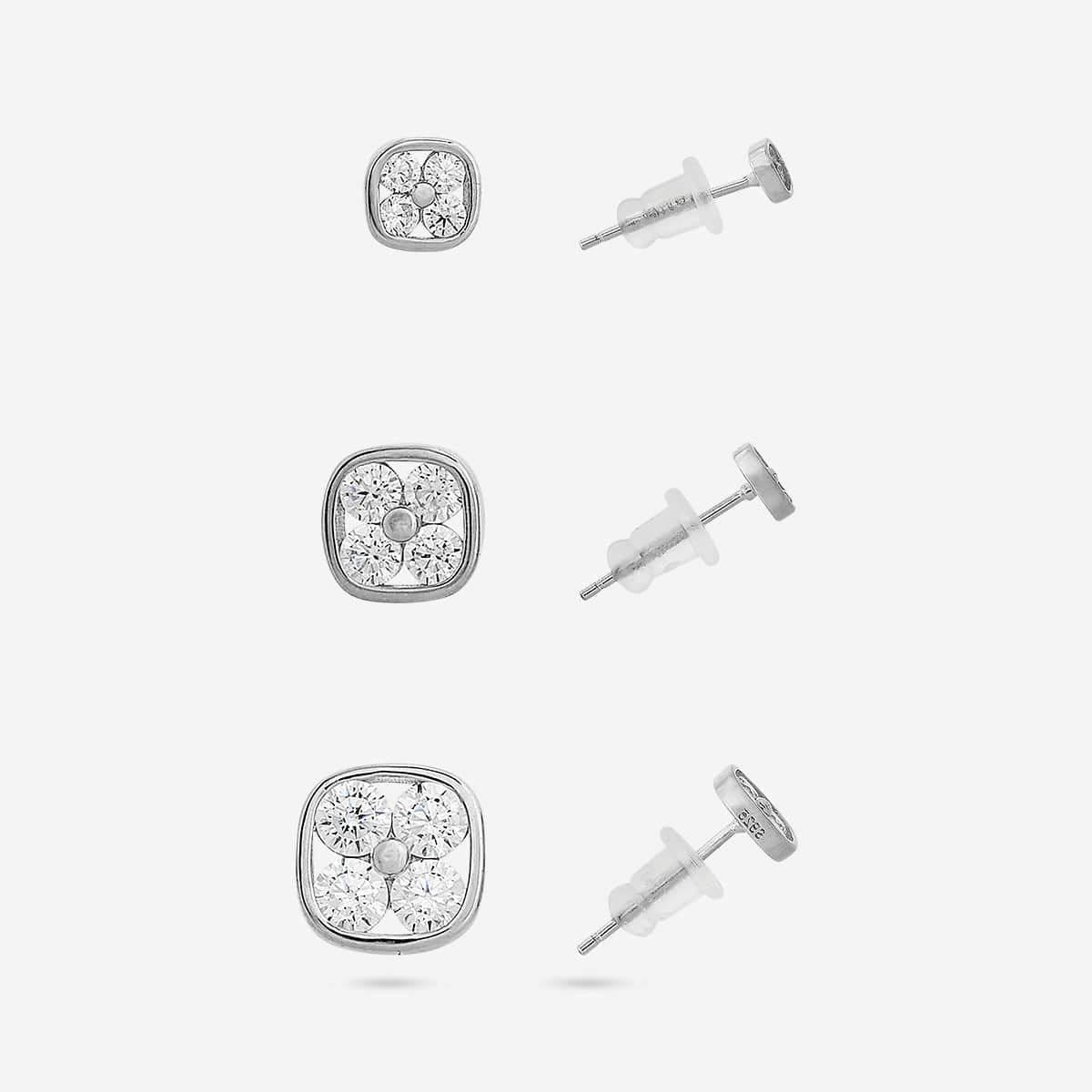 92.5 Silver Earring 188331 - Image 6