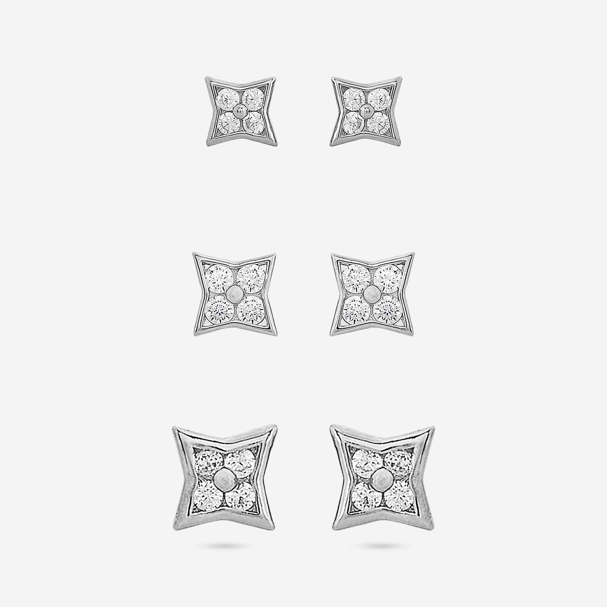 92.5 Silver Earring 188333 - Image 4