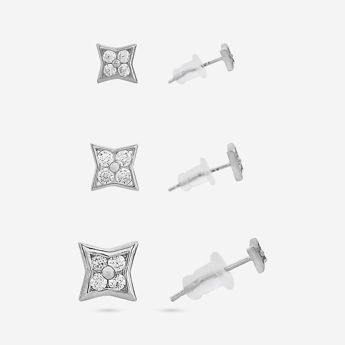 92.5 Silver Earring 188333 - Image 6