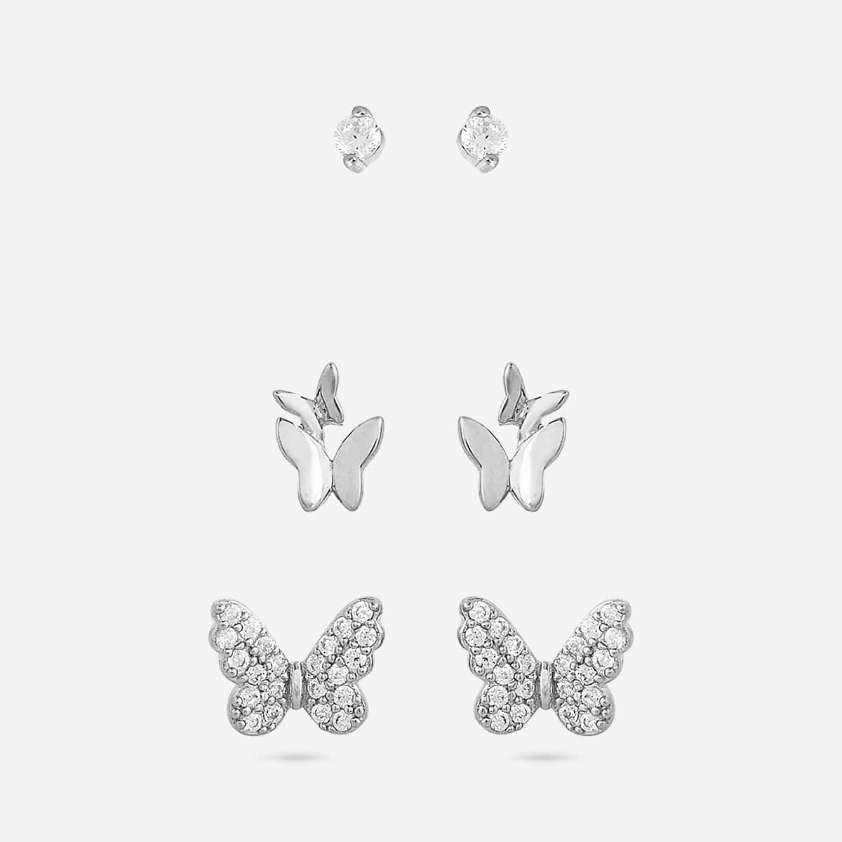 92.5 Silver Earring 188334 - Image 4