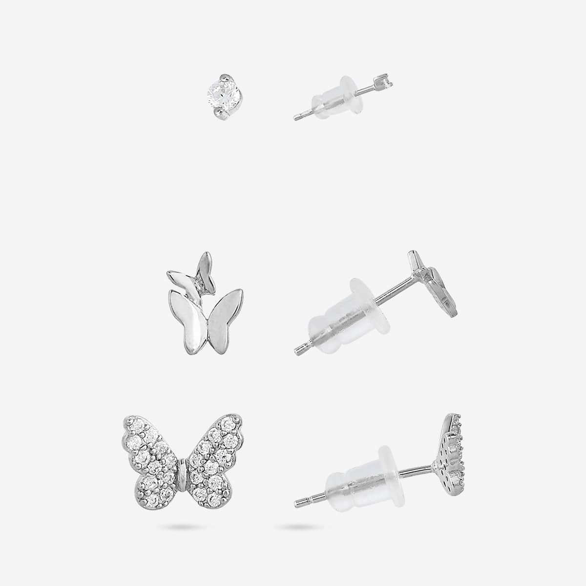 92.5 Silver Earring 188334 - Image 6