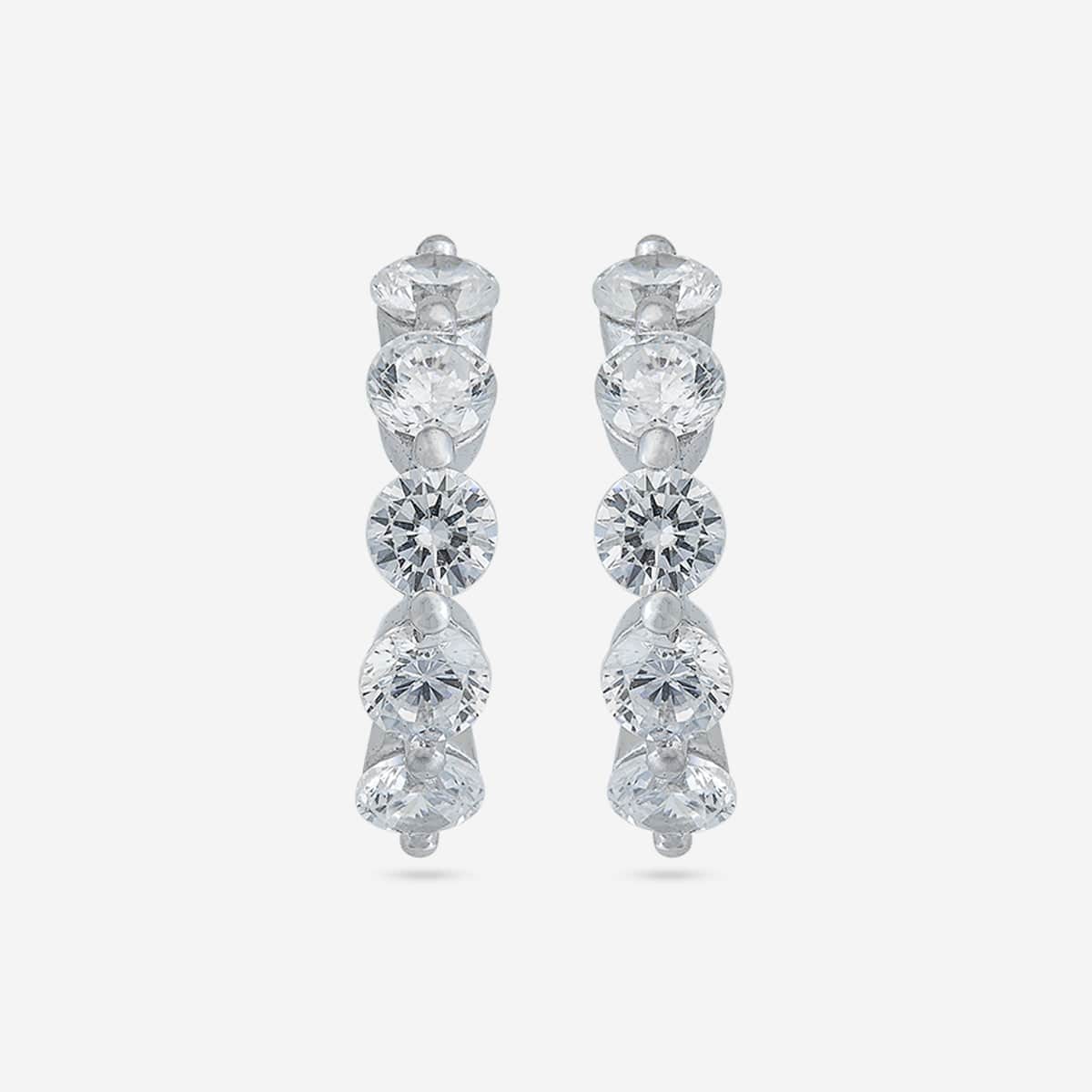 92.5 Silver Earring 188392 - Image 4