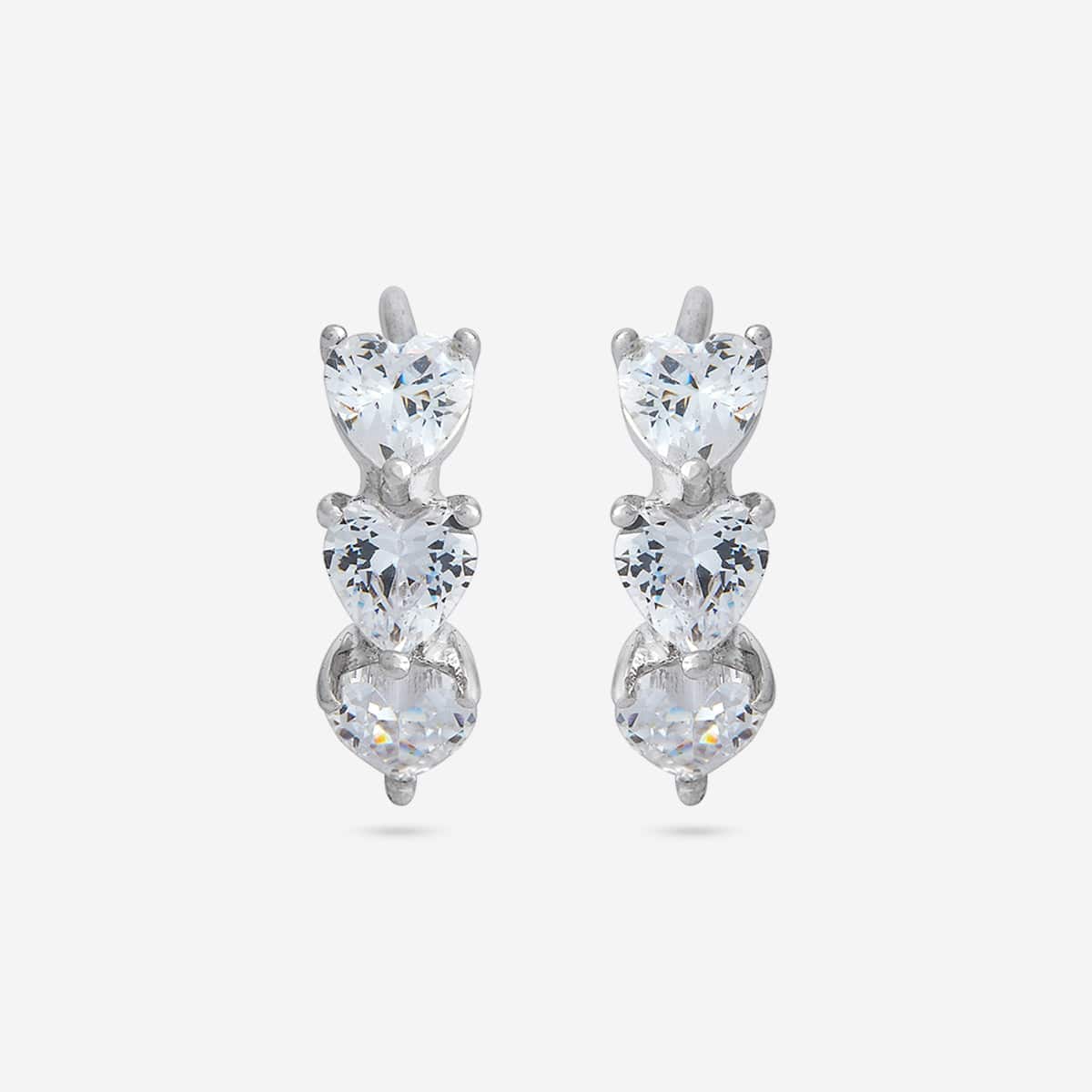92.5 Silver Earring 188394 - Image 4