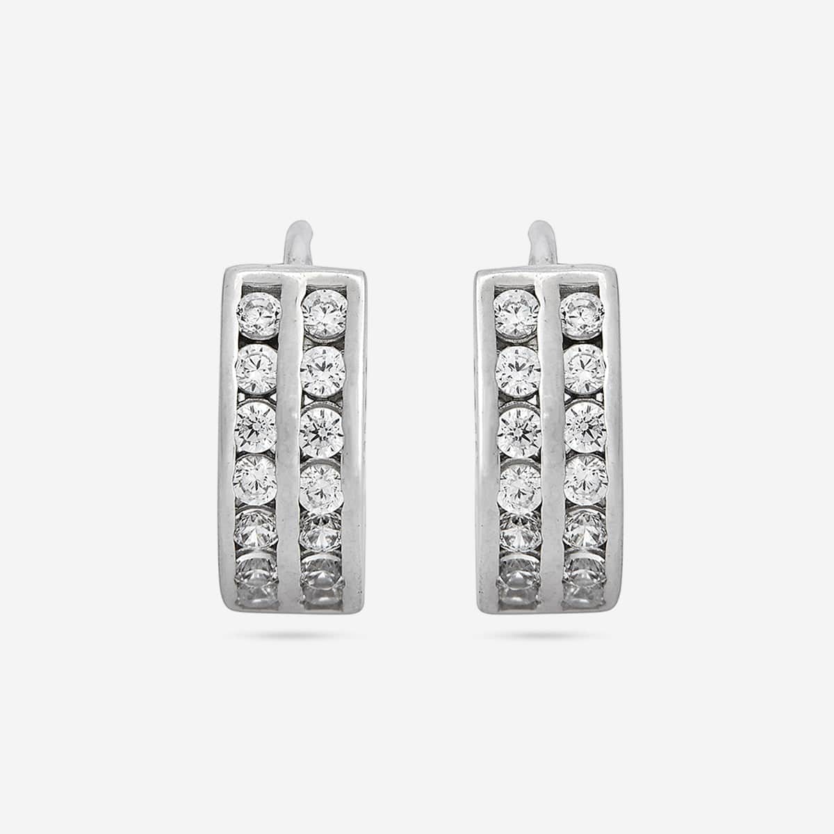 92.5 Silver Earring 188399 - Image 4