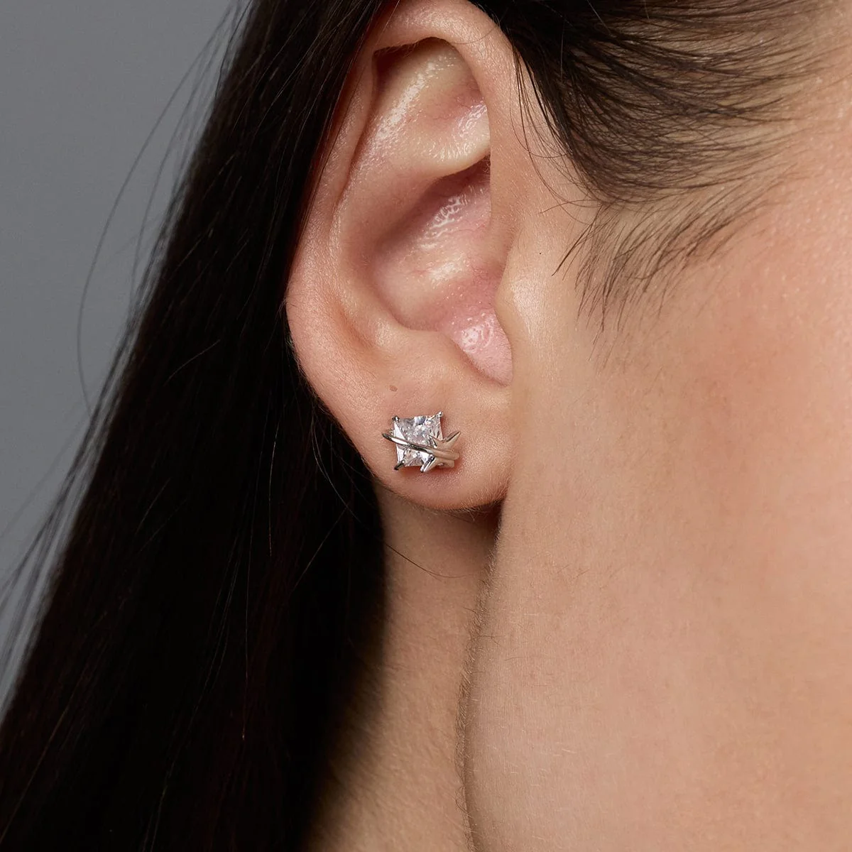 92.5 Silver Earring 188454 - Image 3
