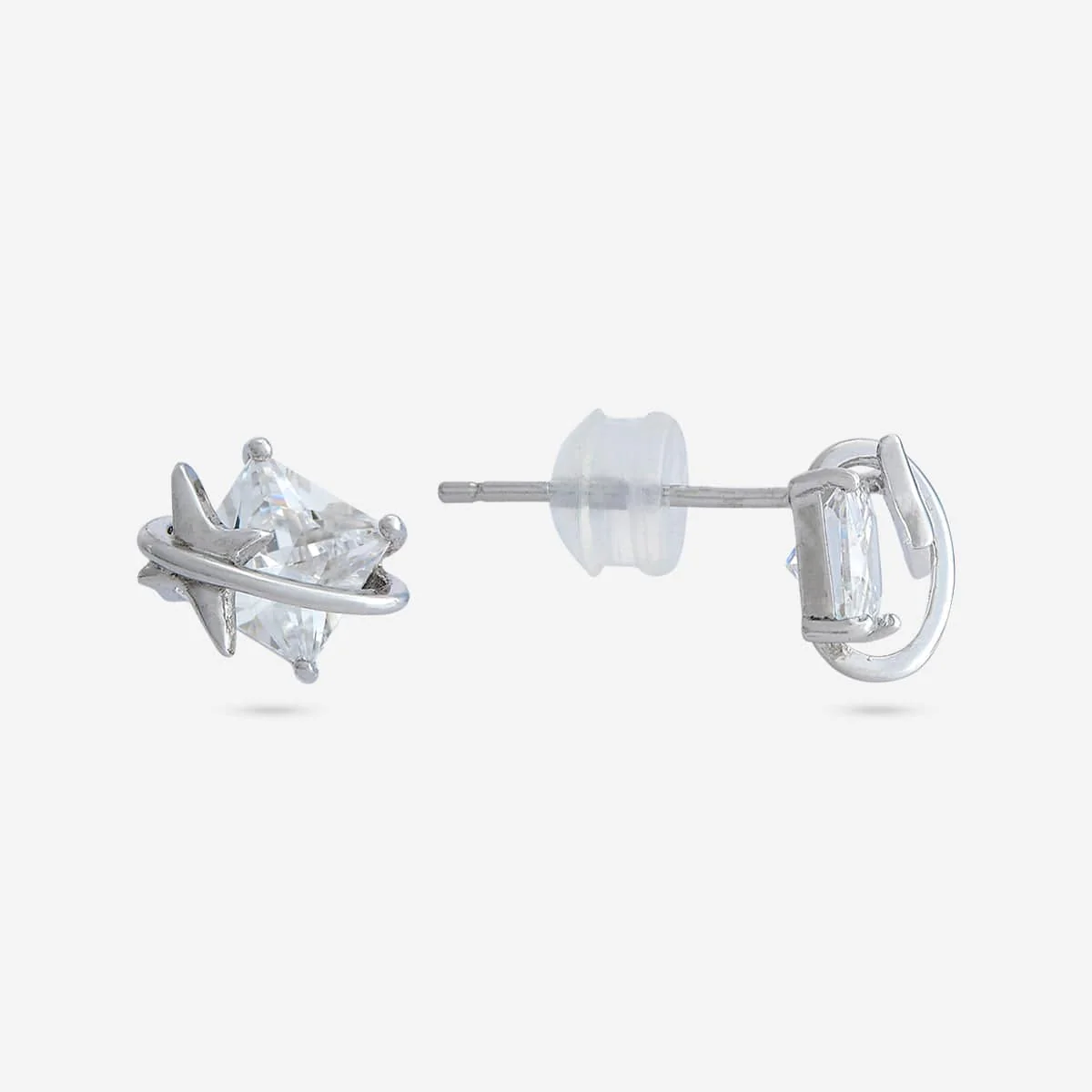 92.5 Silver Earring 188454 - Image 5