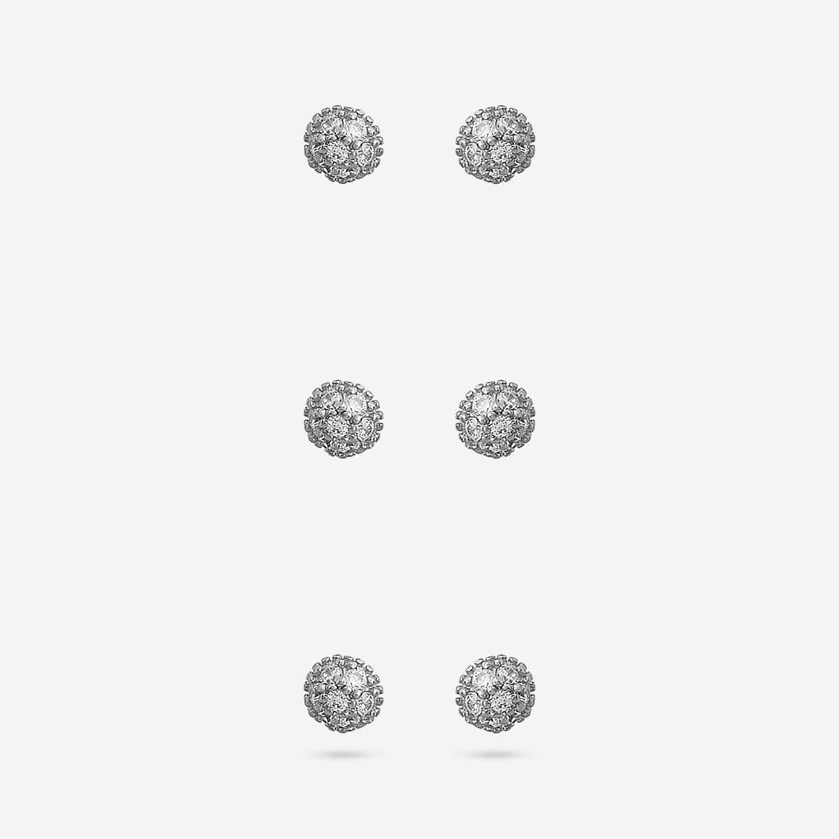 92.5 Silver Earring 188457 - Image 4