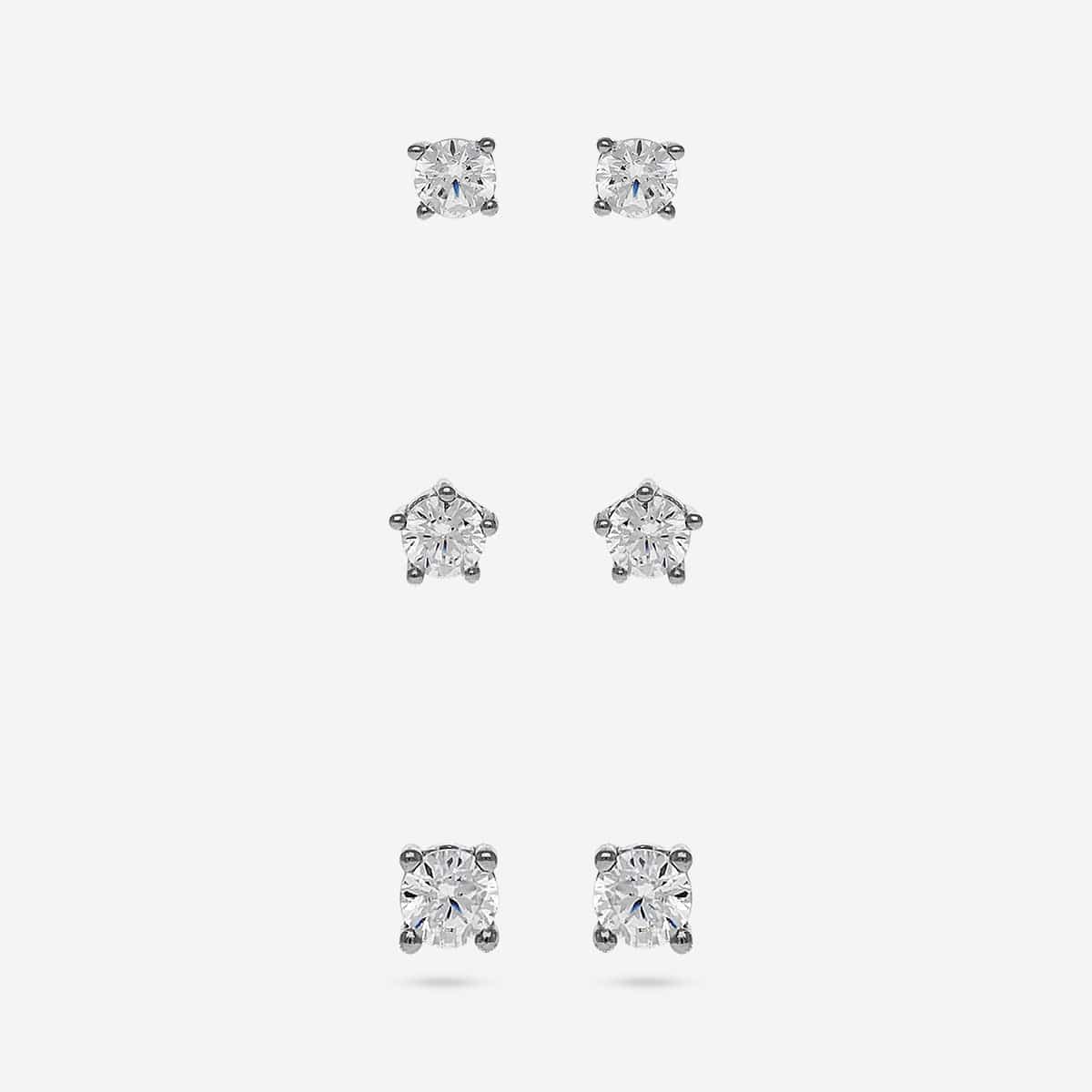 92.5 Silver Earring 188459 - Image 4