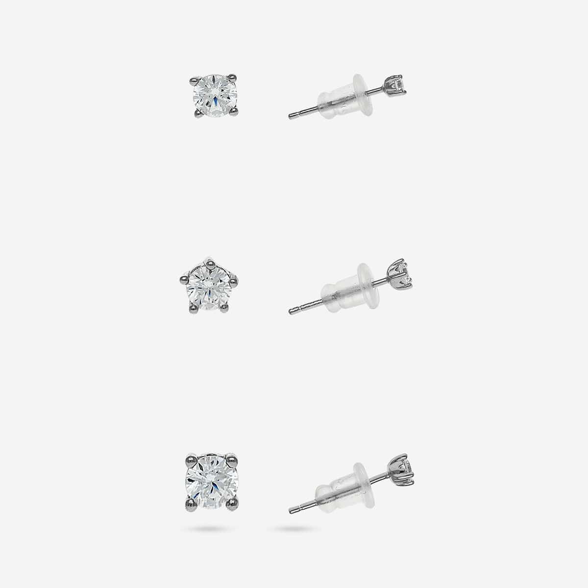 92.5 Silver Earring 188459 - Image 6