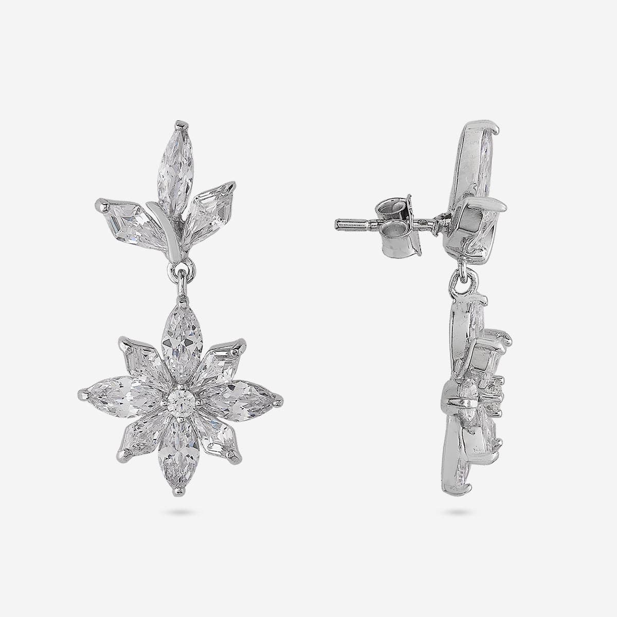 92.5 Silver Earring 191342 - Image 8