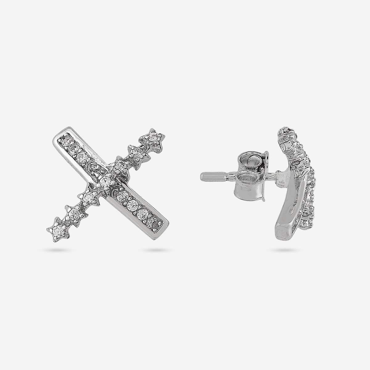 92.5 Silver Earring 191343 - Image 8