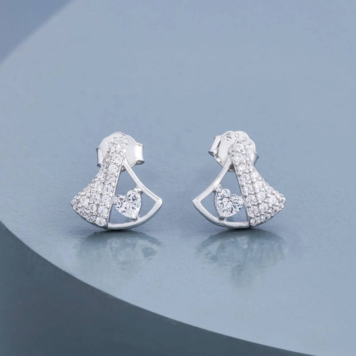 92.5 Silver Earring 191347 - Image 7