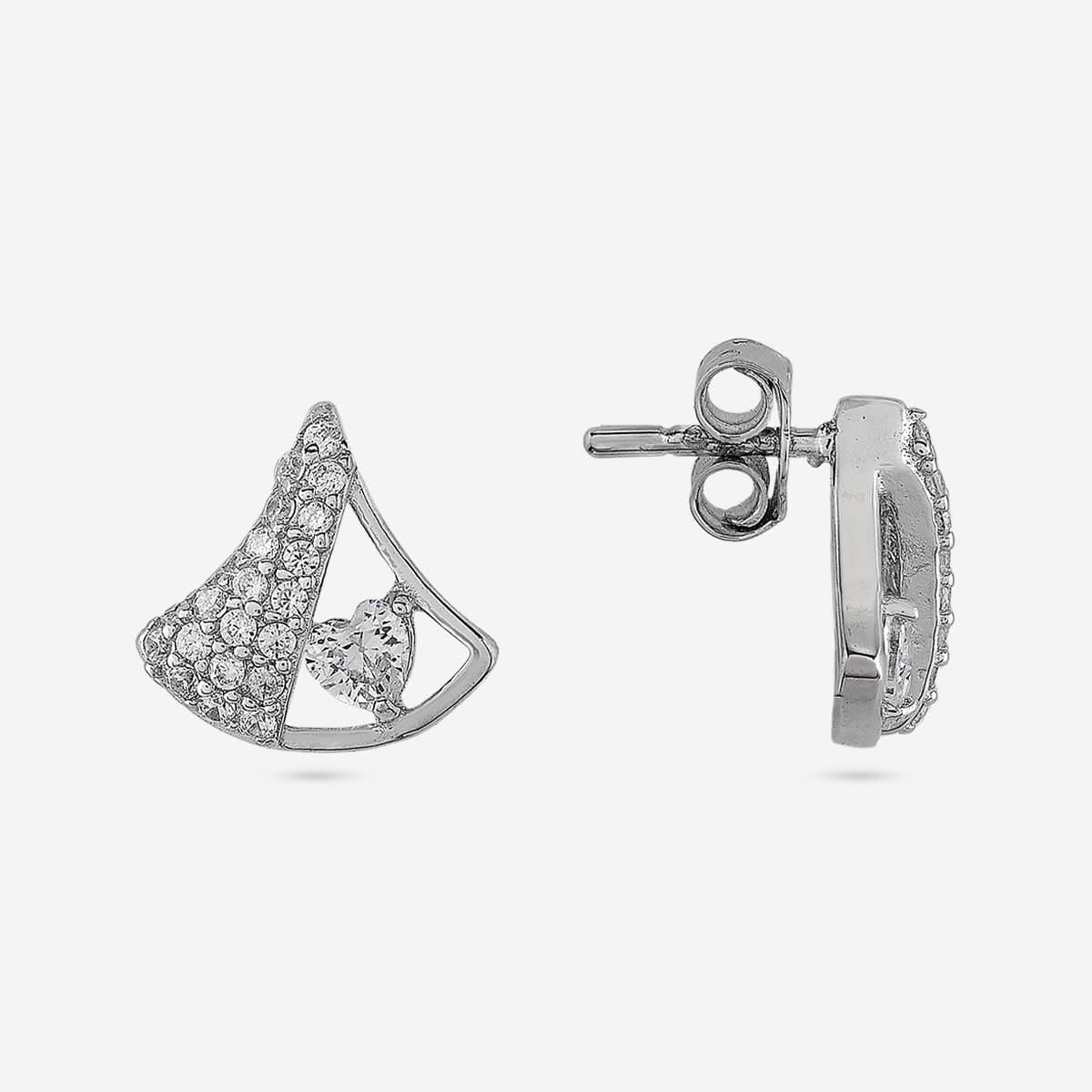 92.5 Silver Earring 191347 - Image 8