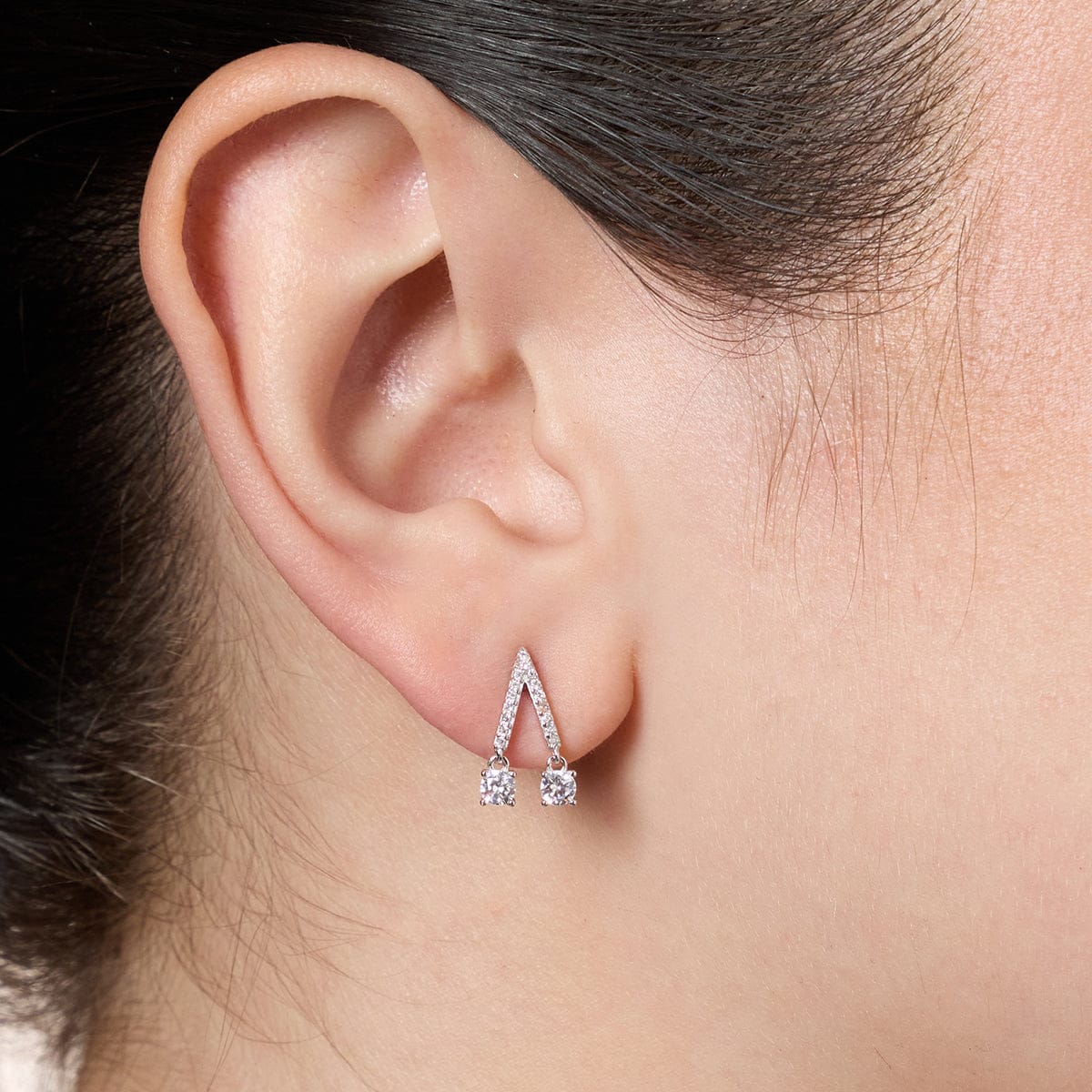 92.5 Silver Earring 191396 - Image 3