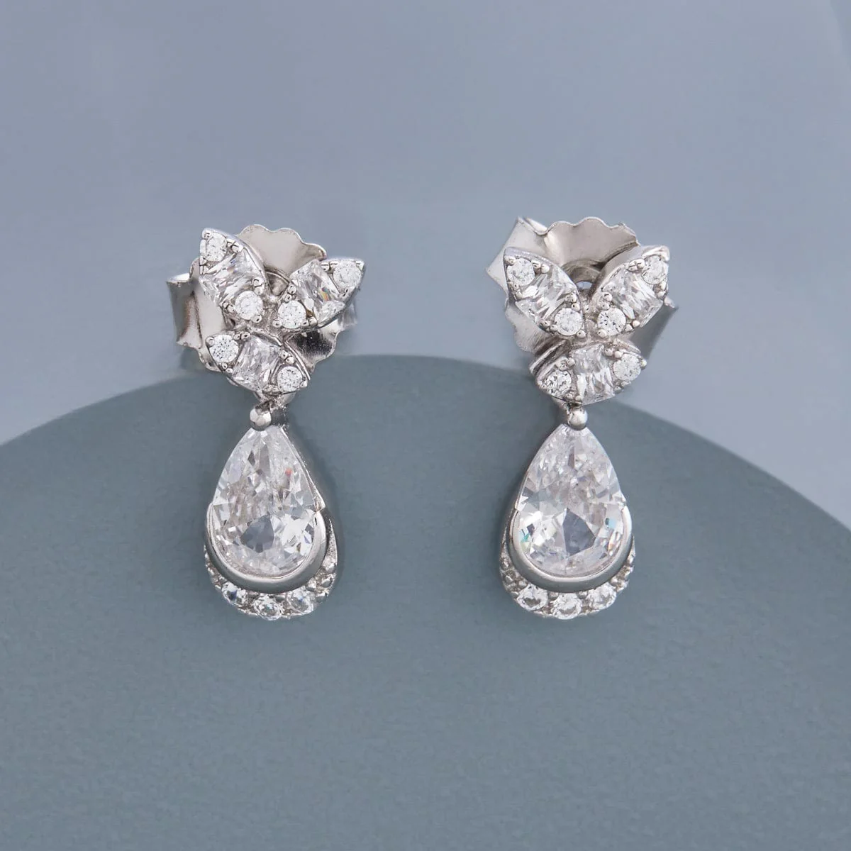 92.5 Silver Earring 191424 - Image 8