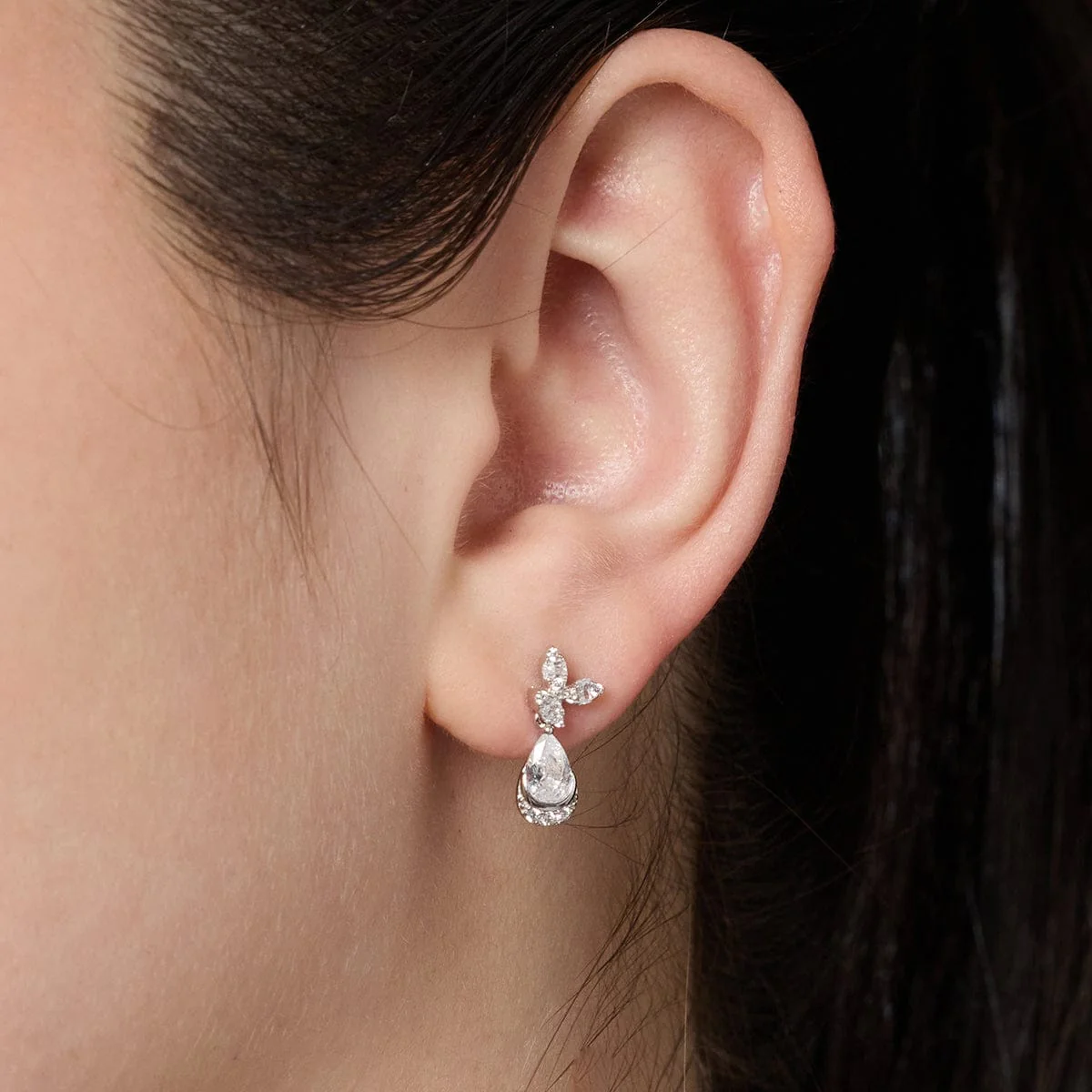92.5 Silver Earring 191424 - Image 9