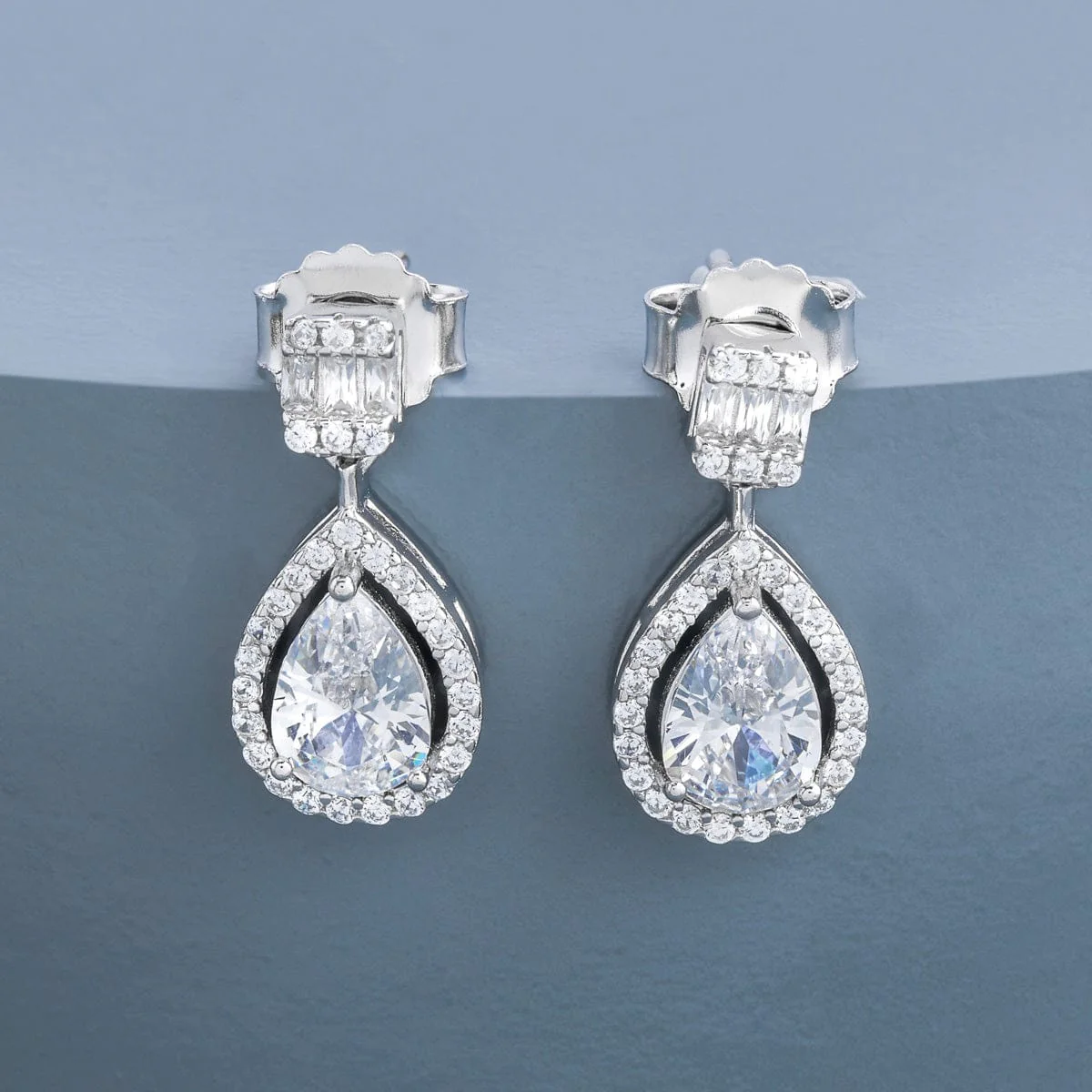 92.5 Silver Earring 191425 - Image 7