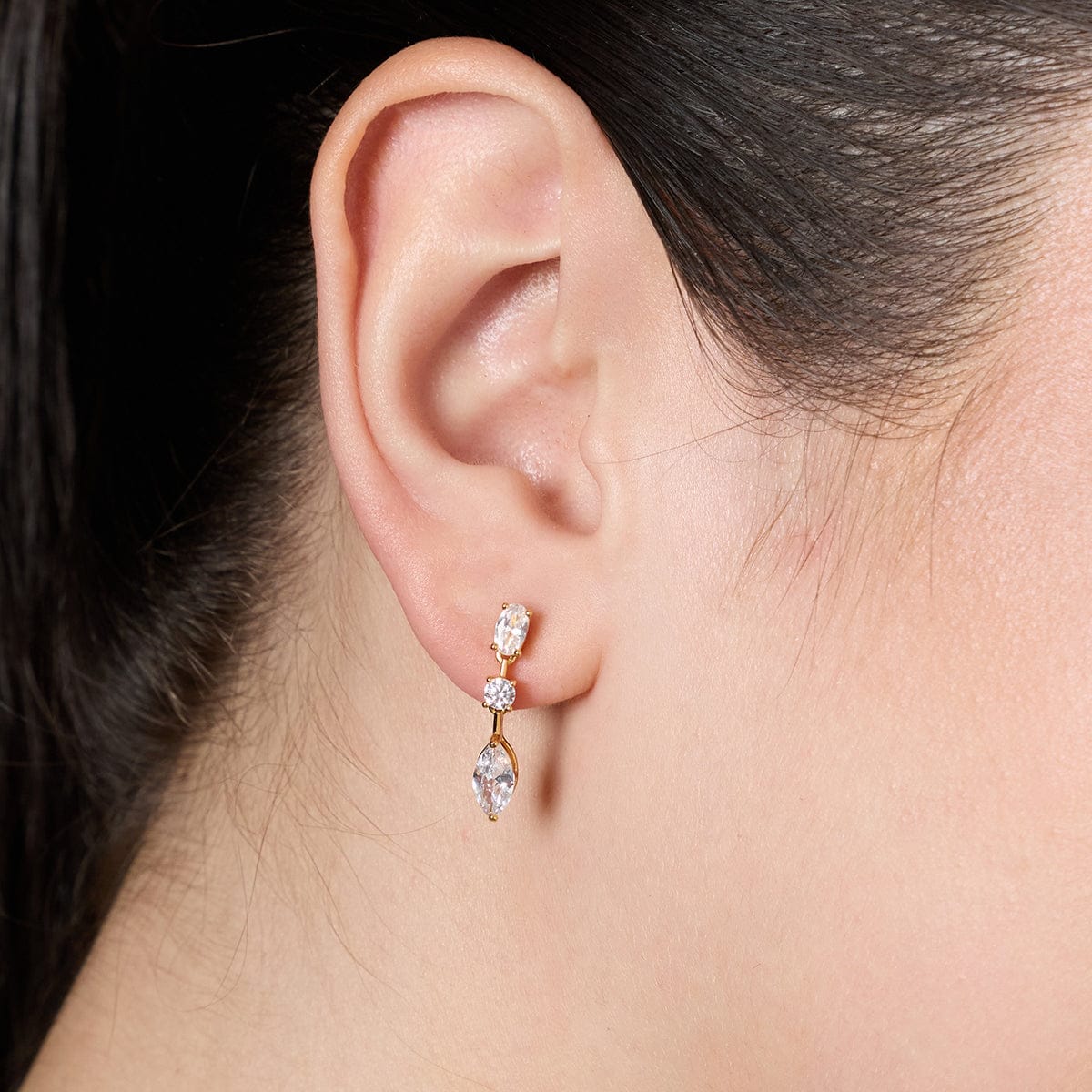 92.5 Silver Earring 191426 - Image 3