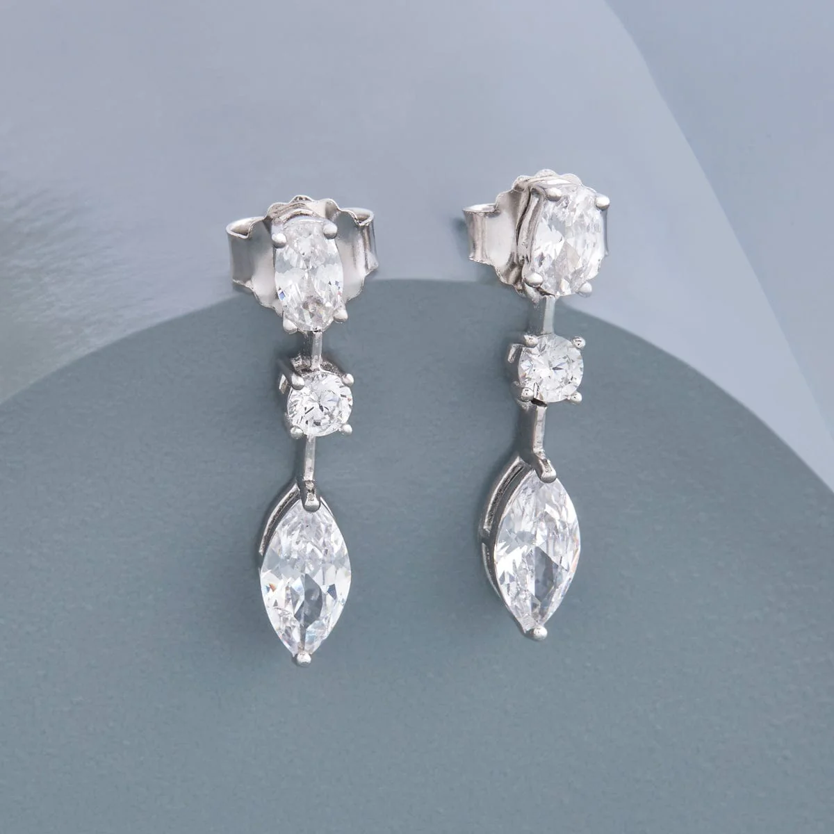 92.5 Silver Earring 191426 - Image 7