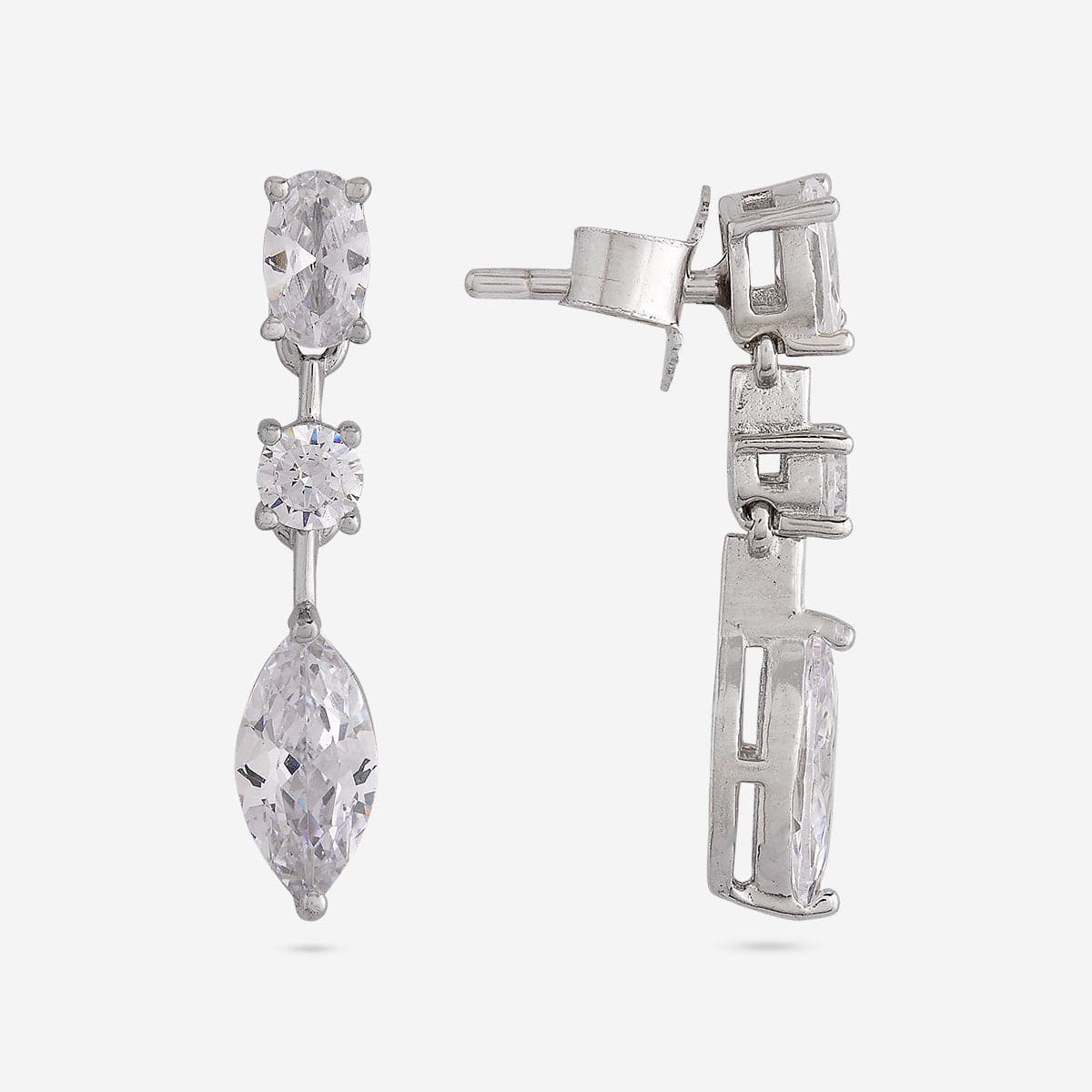 92.5 Silver Earring 191426 - Image 8