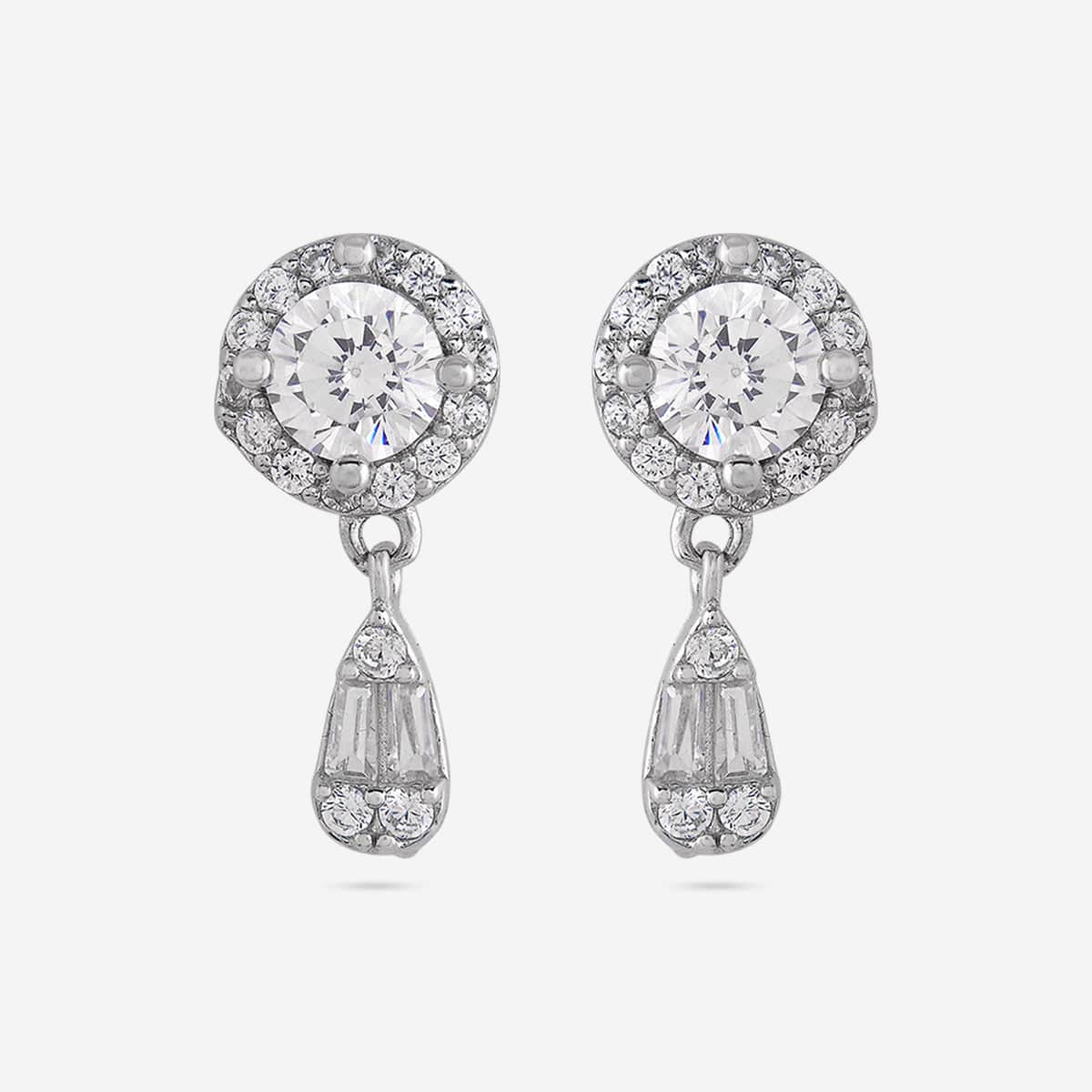92.5 Silver Earring 191428 - Image 6
