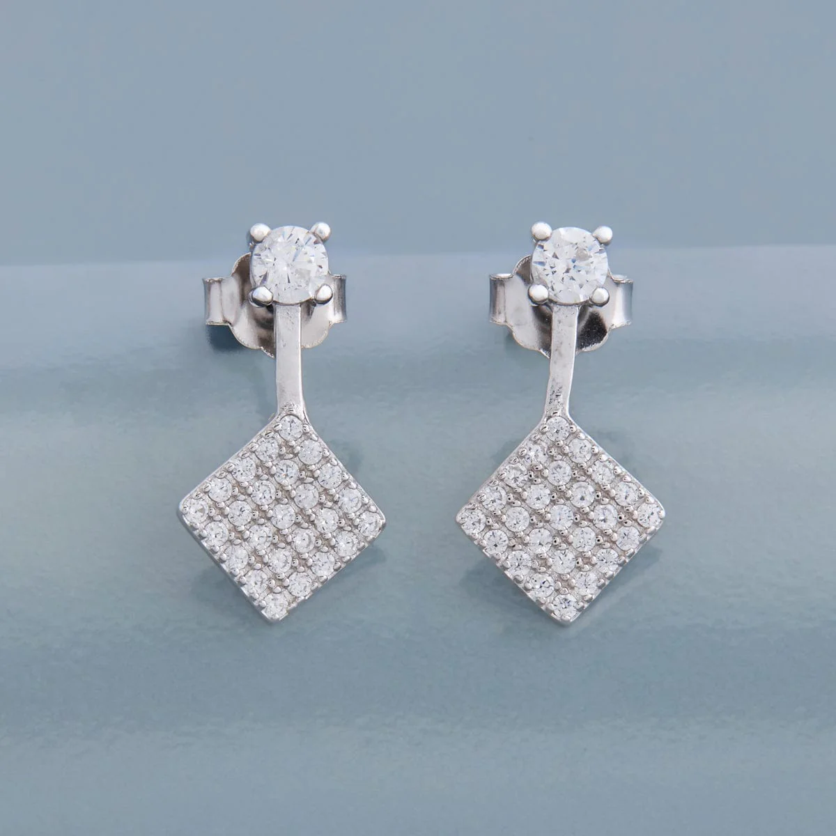 92.5 Silver Earring 191431 - Image 7