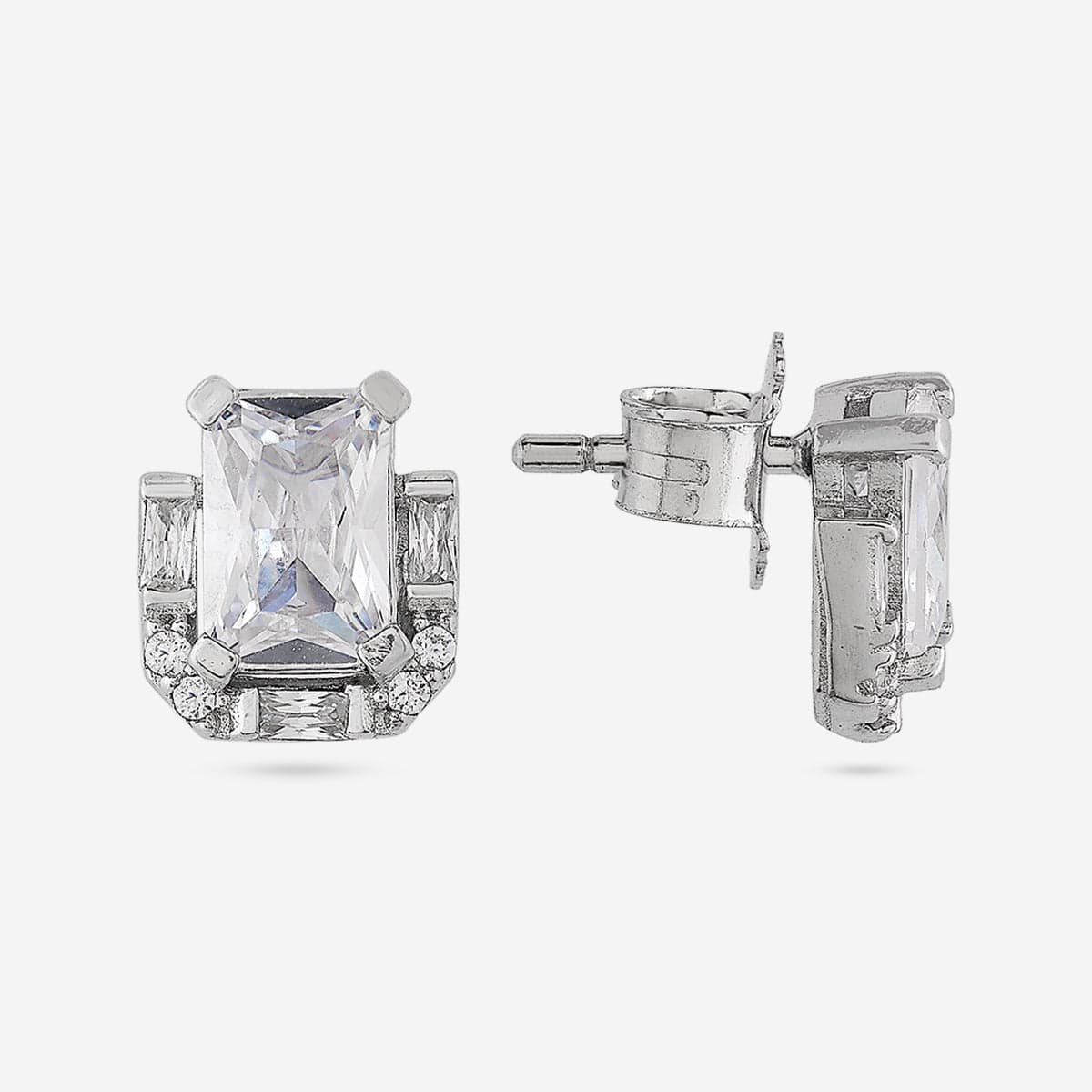 92.5 Silver Earring 191434 - Image 8