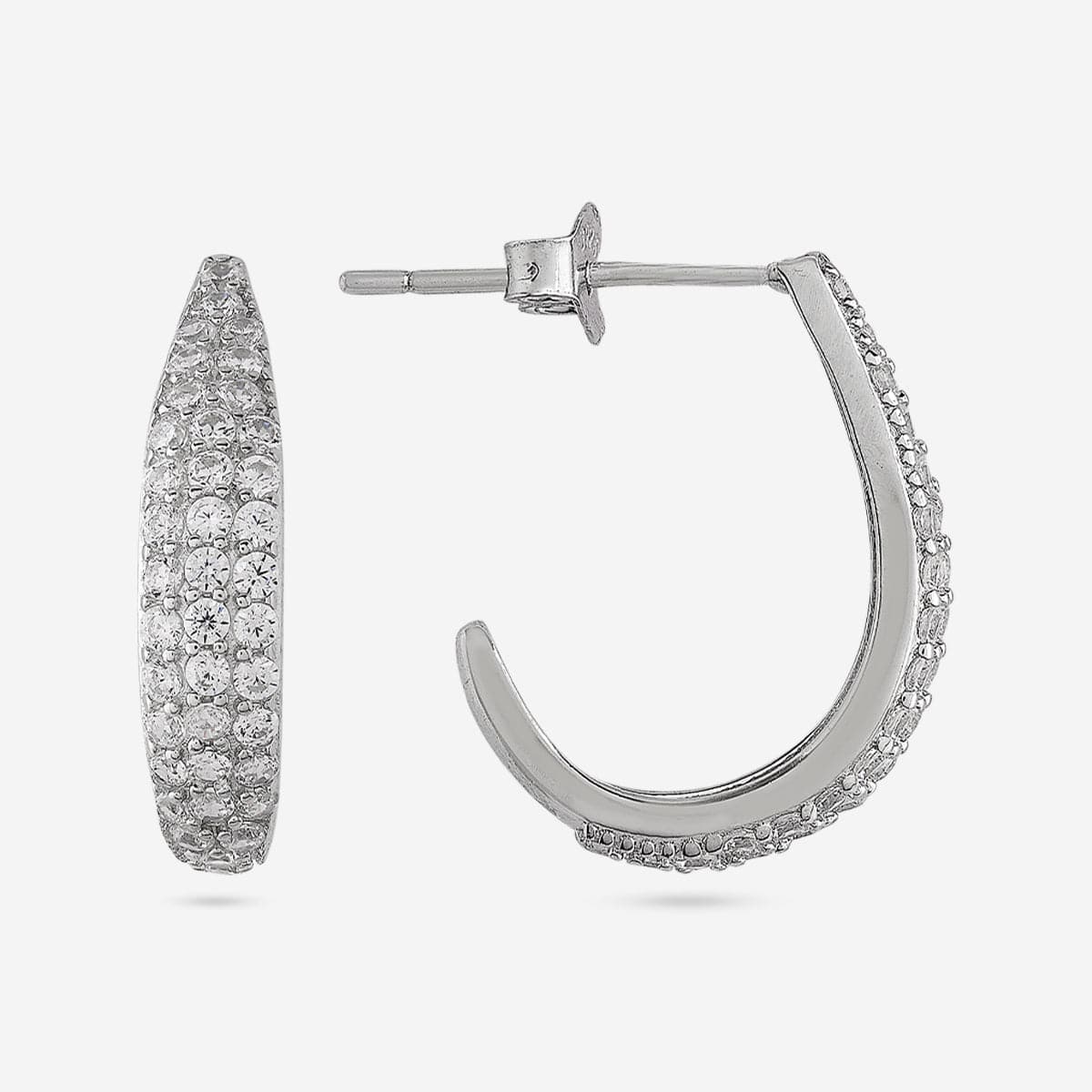 92.5 Silver Earring 191446 - Image 8