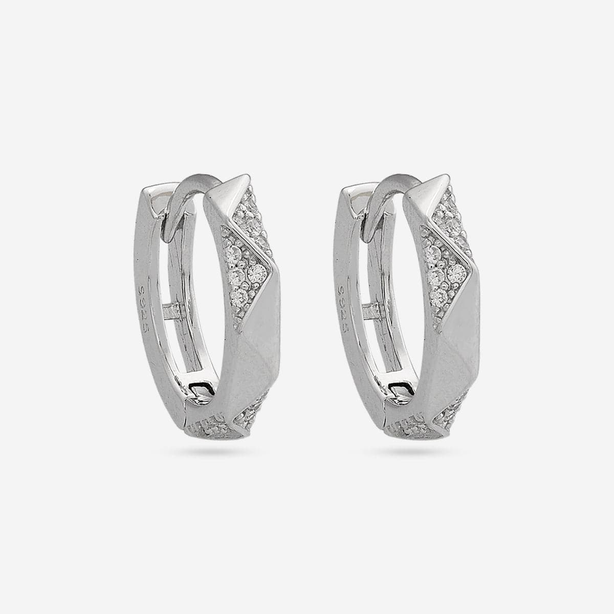 92.5 Silver Earring 191447 - Image 6
