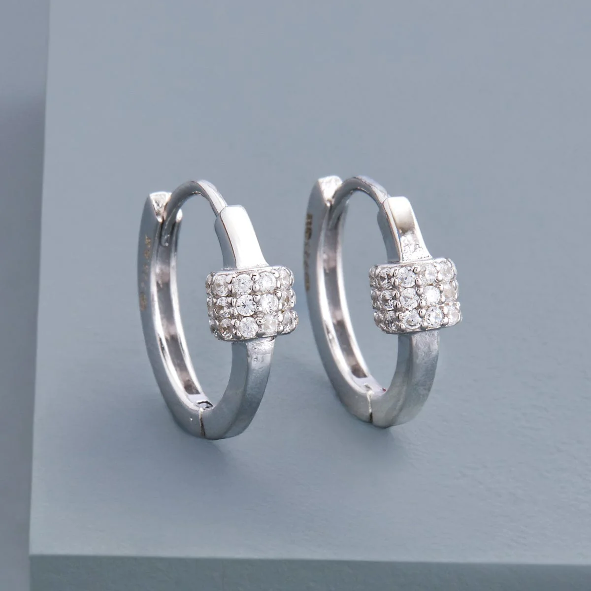 92.5 Silver Earring 191449 - Image 7