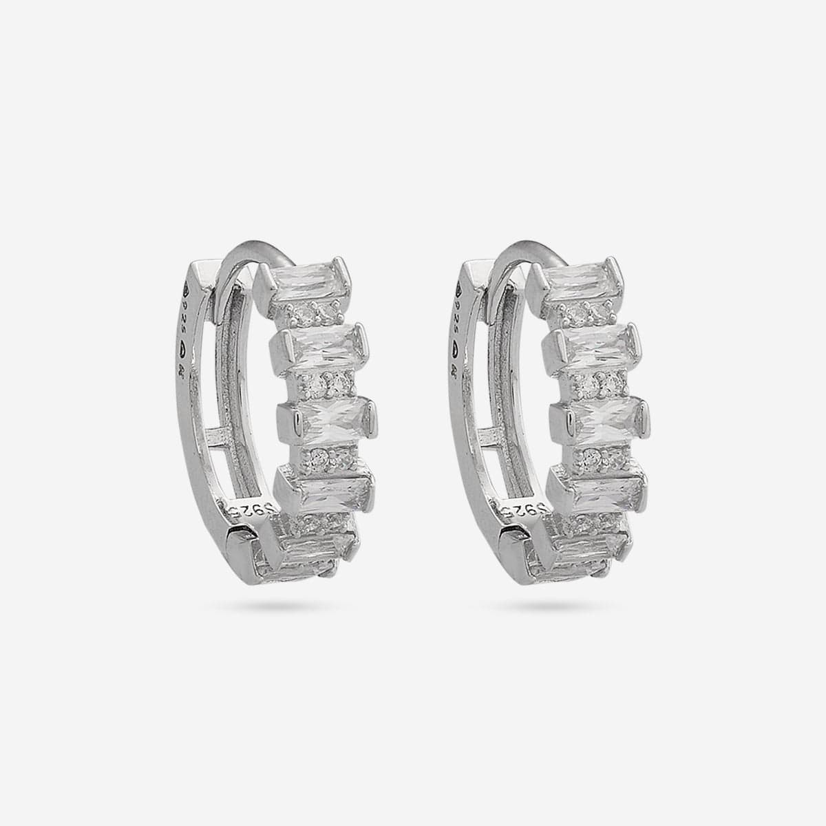 92.5 Silver Earring 191453 - Image 4