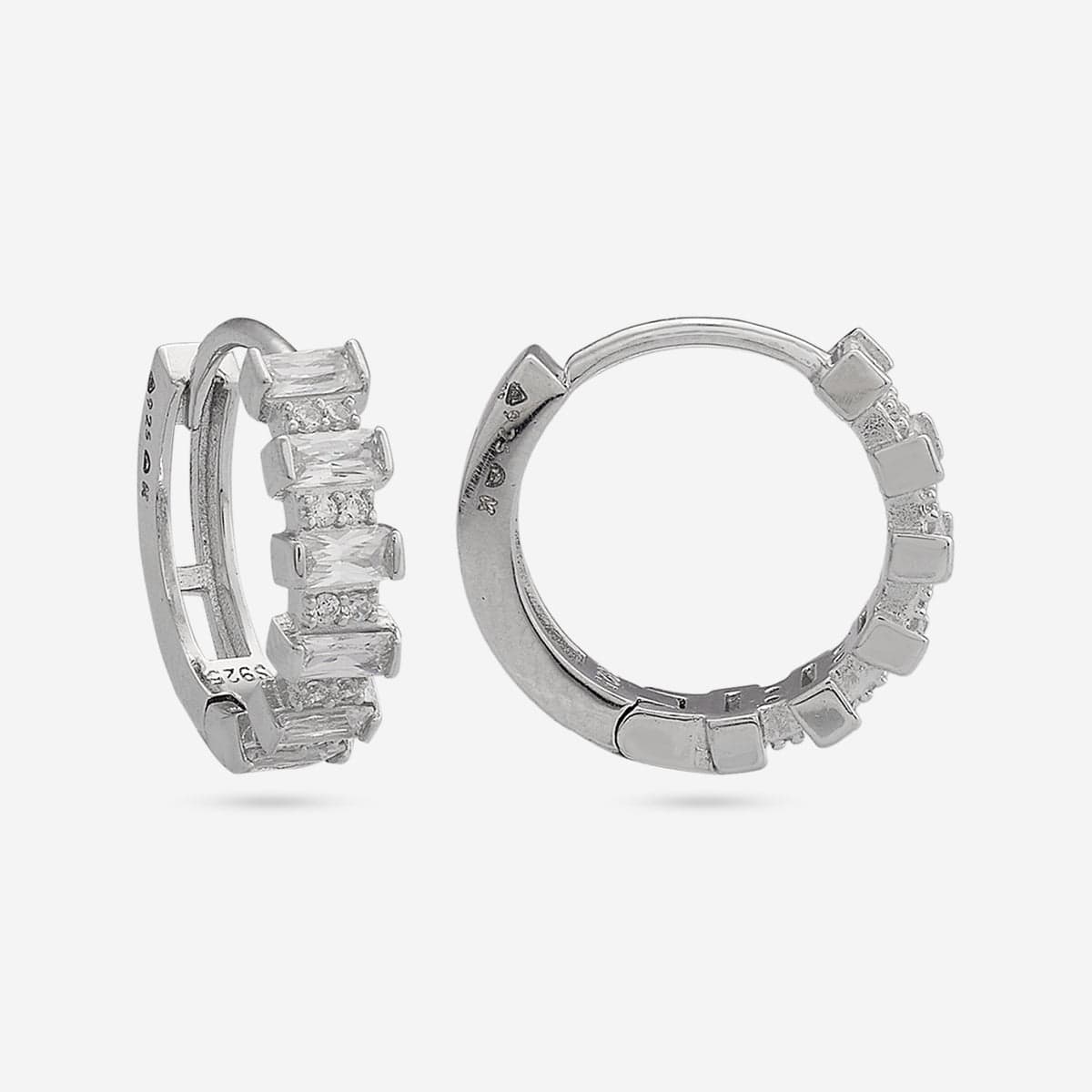 92.5 Silver Earring 191453 - Image 8