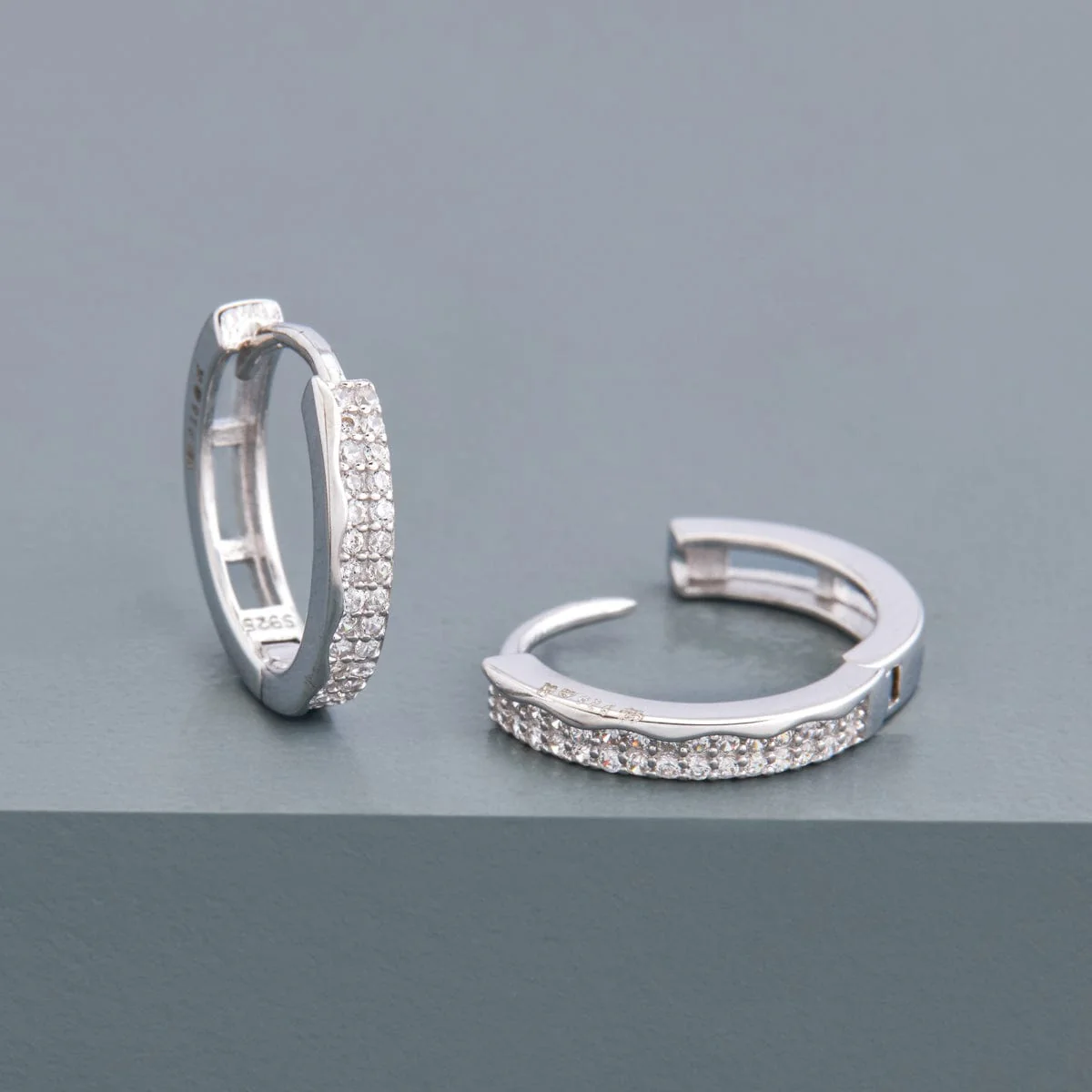 92.5 Silver Earring 191454 - Image 7