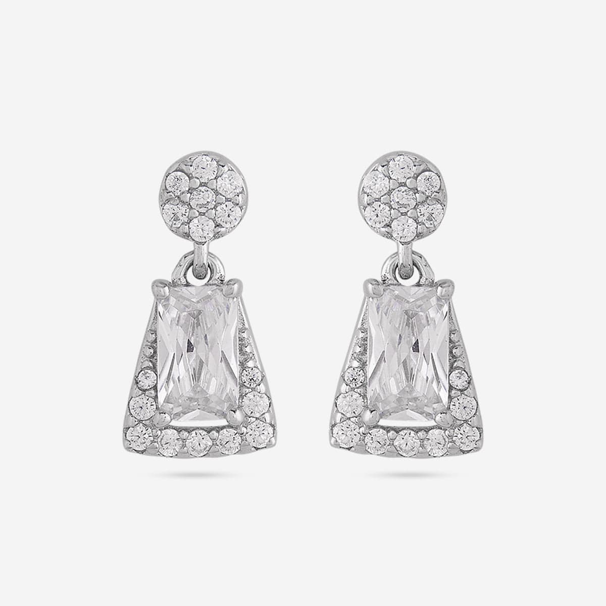 92.5 Silver Earring 191460 - Image 6